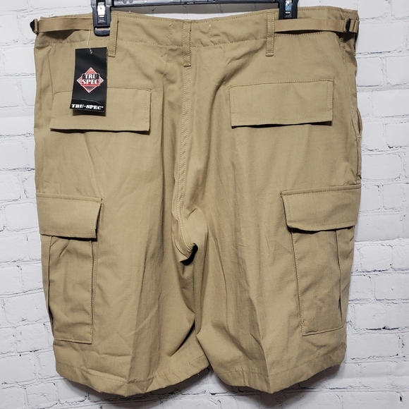 Tru-Spec Men's Sz Large NWT Tan Cargo Shorts - Picture 6 of 14